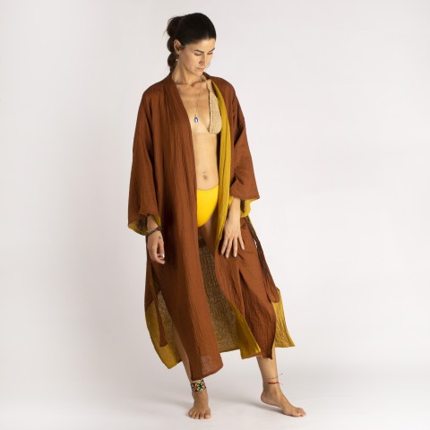 Cotton Gauze Kimono