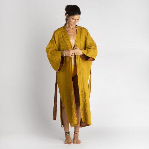 Cotton Gauze Kimono