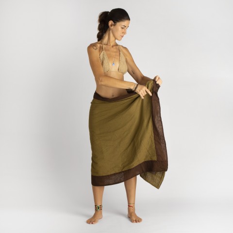 Cotton Gauze Beach Sarong Pareo