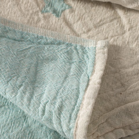 Muslin Star Baby Blanket