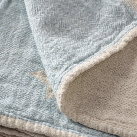 Muslin Star Baby Blanket