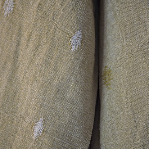 Mustard Gauze Cotton Dobby Weave Turkish Towel