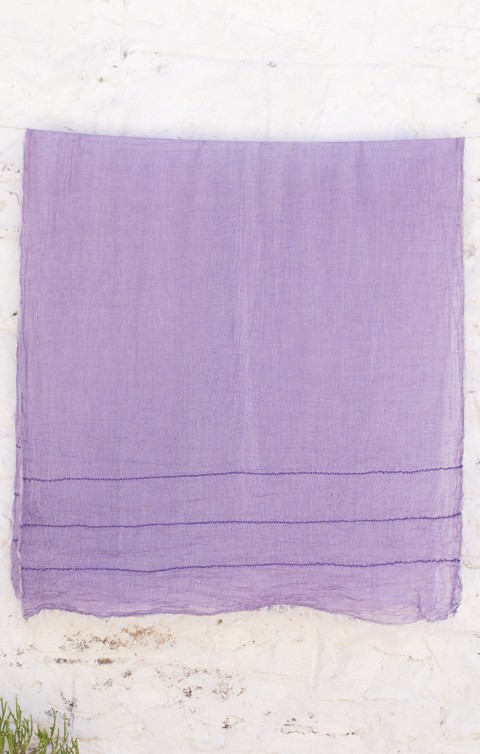 Purple Helen Gauze Scarf