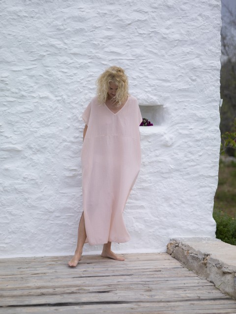 Blush Sile Classic Caftan