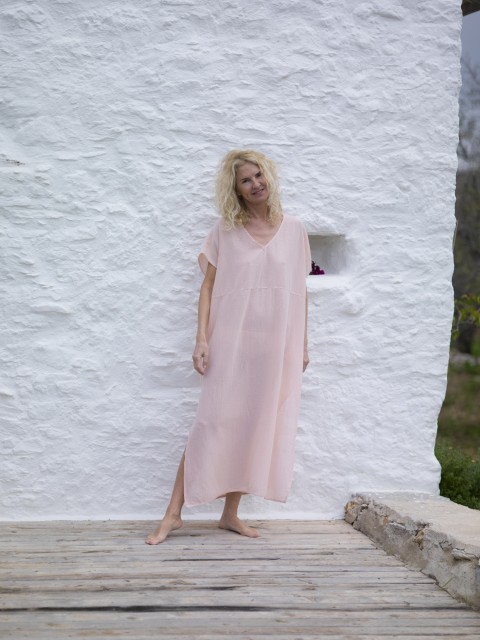 Blush Sile Classic Caftan