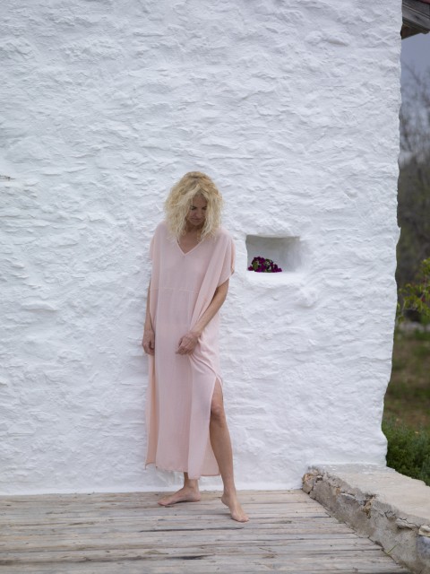 Blush Sile Classic Caftan