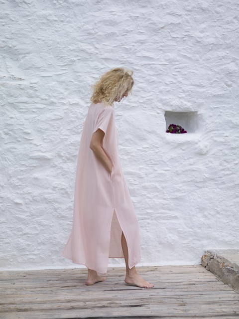 Blush Sile Classic Caftan