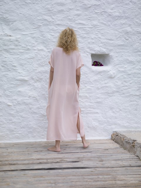 Blush Sile Classic Caftan