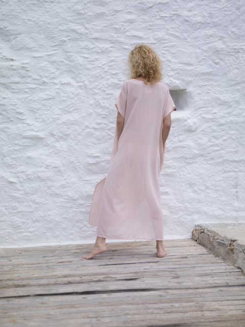 Blush Sile Classic Caftan