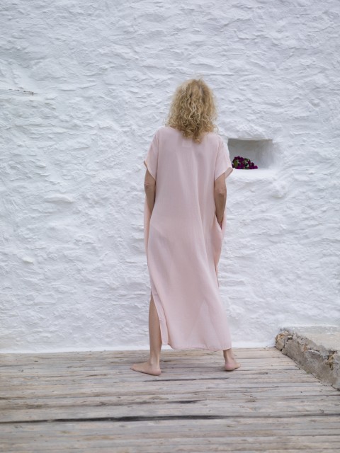 Blush Sile Classic Caftan