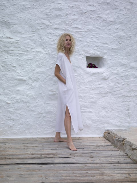 Off White Sile Classic Caftan