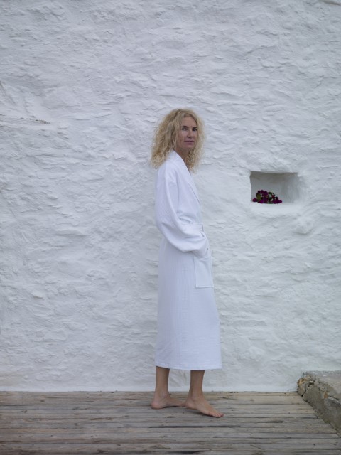 White Classic Bathrobe