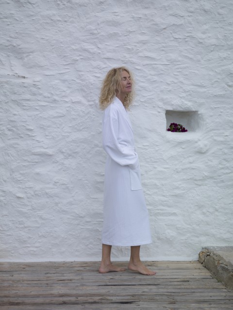 White Classic Bathrobe