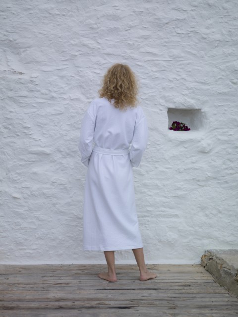 White Classic Bathrobe