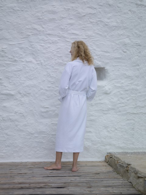 White Classic Bathrobe