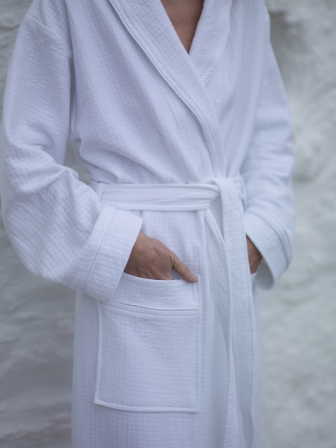 White Classic Bathrobe