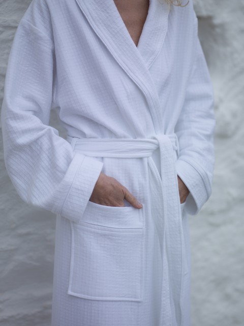 White Classic Bathrobe