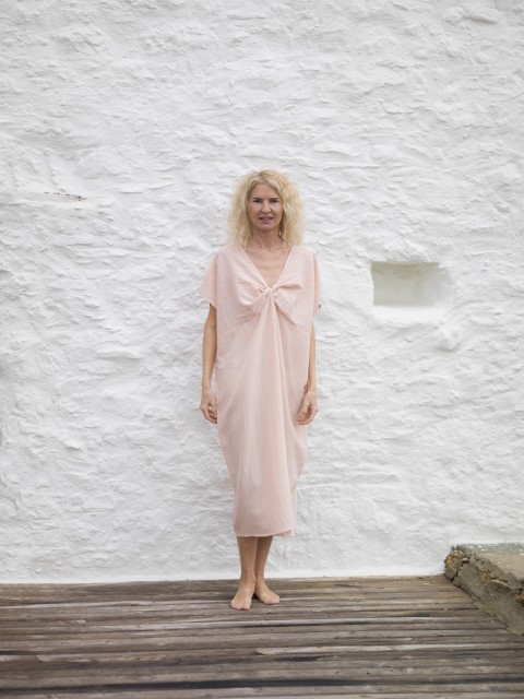 Blush Sile Twist Dress