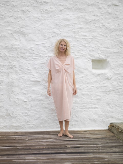 Blush Sile Twist Dress