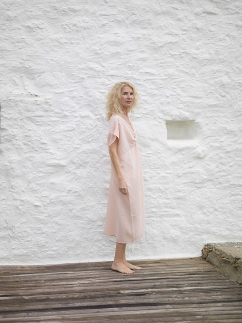 Blush Sile Twist Dress