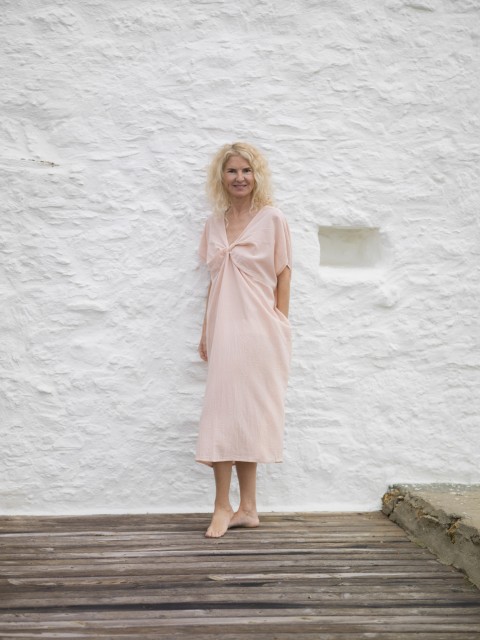 Blush Sile Twist Dress