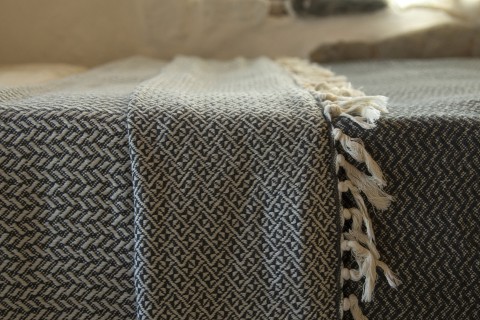 Dark Grey Double Sided Blanket