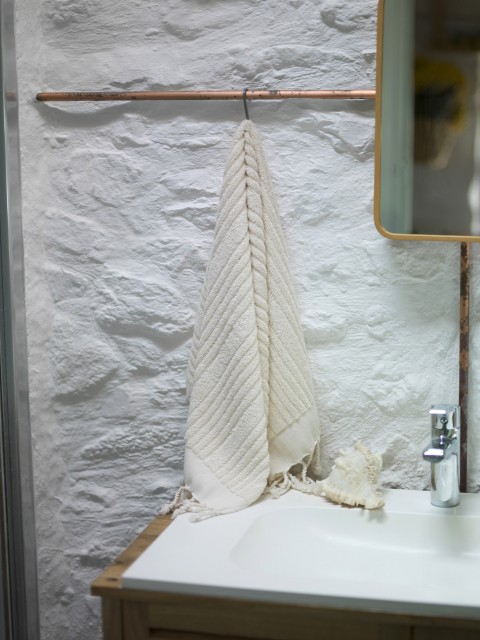 Natural Ottoman Terry Hand Towel