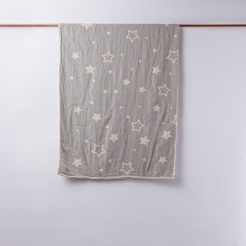 Muslin Star Baby Blanket