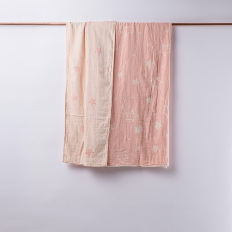 Muslin Star Baby Blanket