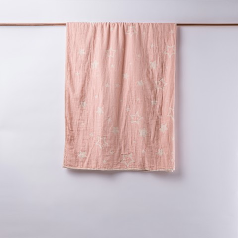 Muslin Star Baby Blanket