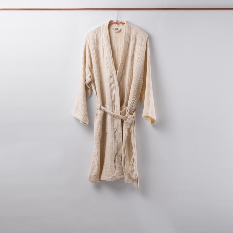 Muslin Bathrobe in Cotton Nope Yarn