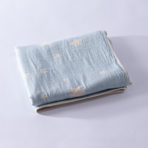 Muslin Star Baby Blanket