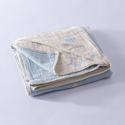 Muslin Star Baby Blanket