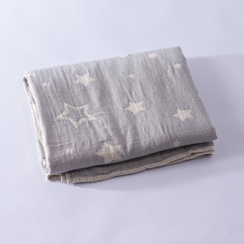 Muslin Star Baby Blanket