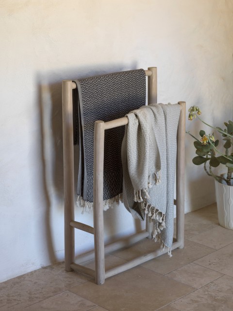 Dark Grey Double Sided Throw