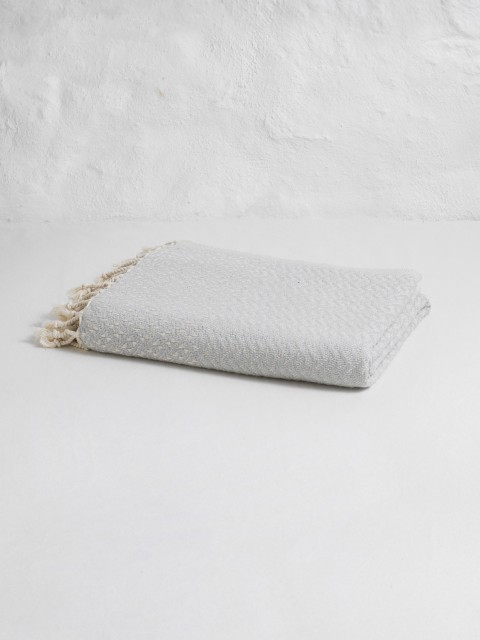 Light Grey Double Sided Throw