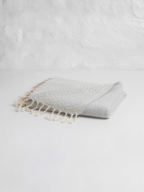 Light Grey Double Sided Throw