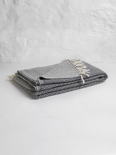 Dark Grey Double Sided Blanket