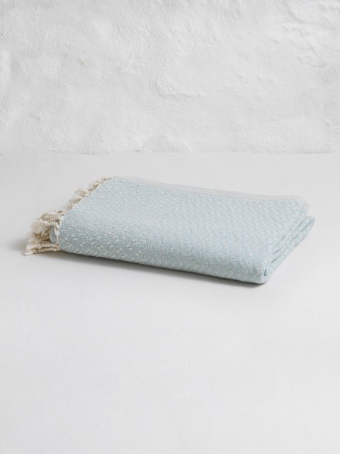 Light Blue Double Sided Throw