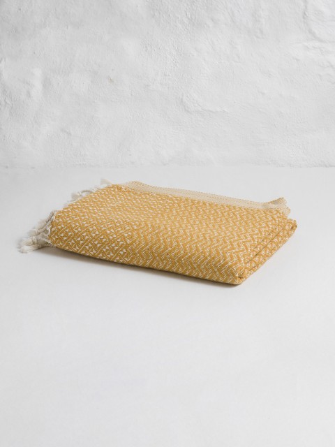 Mustard Double Sided Throw