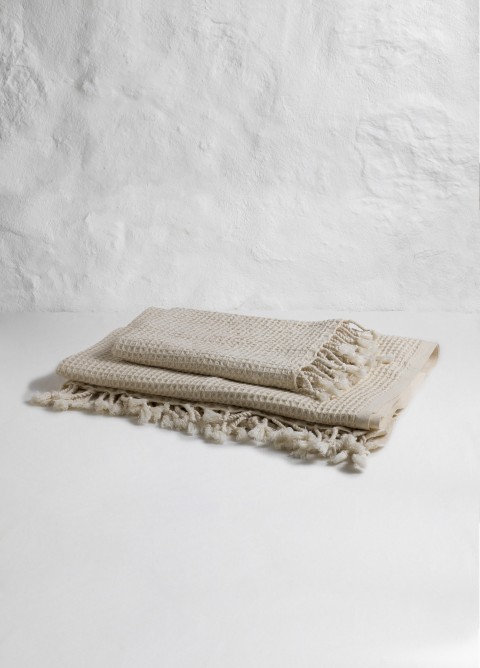 Natural Waffle Hand Towel