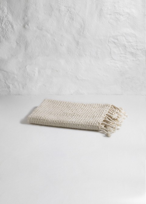 Natural Waffle Hand Towel