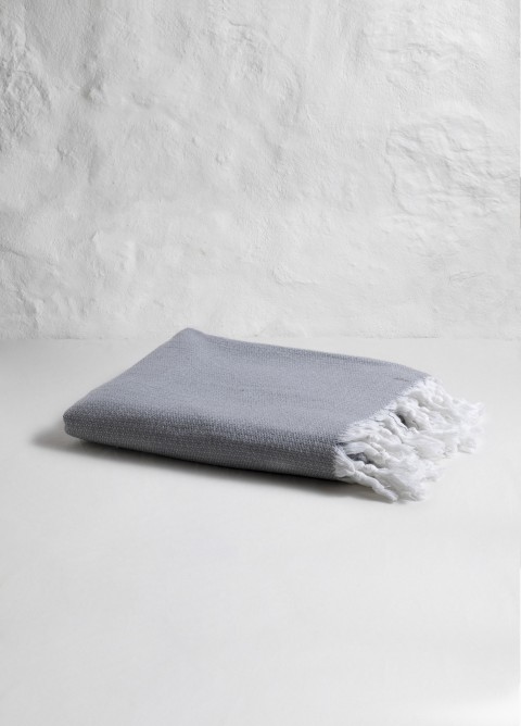 Dark Gray Plain Turkish Towel