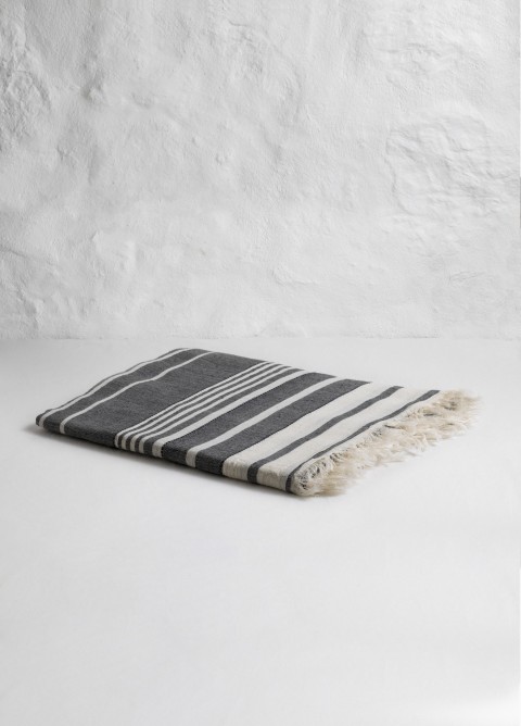 Black Helen Turkish Towel