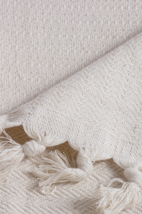 Natural Plain Throw