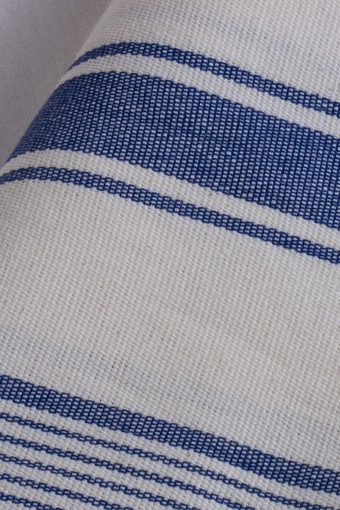 Natural Marine Stripes Hand Towel