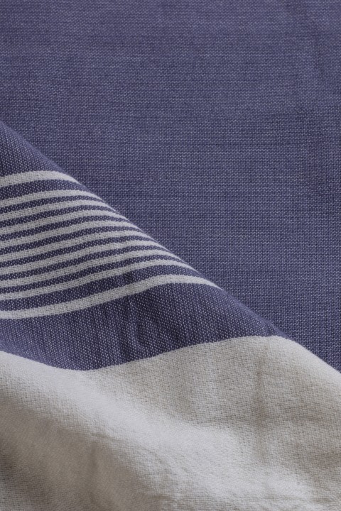  Grey Blue Olympos Turkish Towel