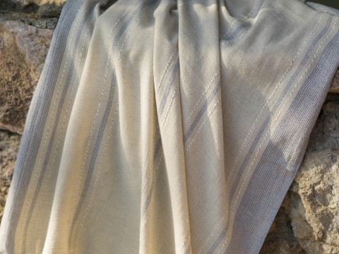 Natural Marine Linen Turkish Towel