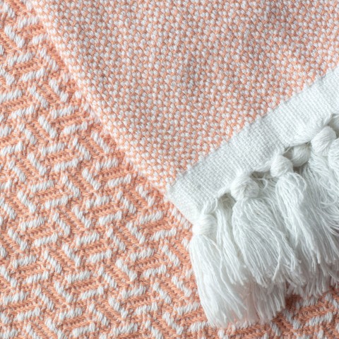 Zigzag Cotton Throw