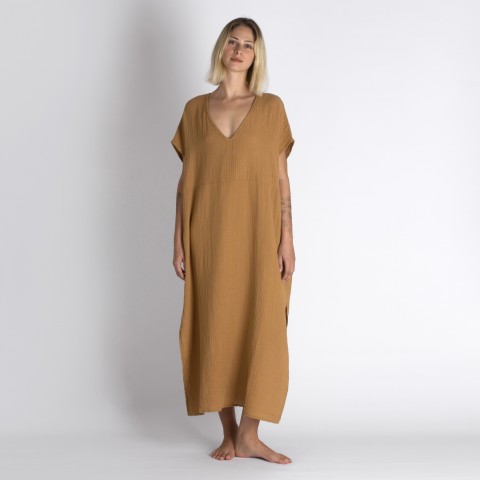 Muslin double layered cotton classic kaftan